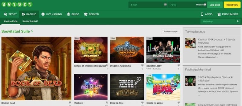 Unibet Eesti: Miks Valida See Online Kasiino?